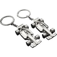 1pc/2pcs Fashion Mini Formula 1 Racing Car Styling Pendant Keychain for Men, Handbag Gift, Trendy Racing Keychain