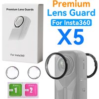 Premium Lens Guard for Insta360 X5 Glass Lens Protector Removable Protective Lens Cover For Insta 360 X5 Camera Accessories