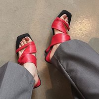 2025 New Women Fashion Summer Genuine Leather Sandals Gladiator Style Casual Outdoor Office Party Elegant Sexy Slippers Sandals