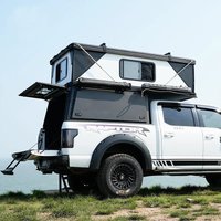 End of Year Sale Hard Shell Pickup Canopy Tent Waterproof Roof Top Tent Waterproof Aluminum Alloy for Gladiator F150