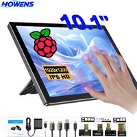 HOWENS 10.1 Inch IPS Touch Screen HDMI Display Portable Touchscreen Monitor for Raspberry Pi Win 8/10 LCD Display with Speakers