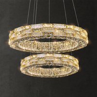 Luxury Crystal Chandeliers Led Lights Lustre Ceiling Lamps Hanging Ceiling Lamp Suspension Chandelier Home Decor Pendant Light