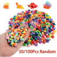 50/100Pcs 3D Printed Mini Dinosaur Miniature Figurines Ornaments Desk Decoration Animal Garden Crafts Dinosaur Home Accessories