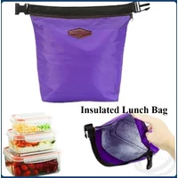 1pcs Insulated Lunch Bags Leakproof Small Cooler Bag Oxford Waterproof Thermal Bag Portable Cool Bag Camping Picnic Bento Bags