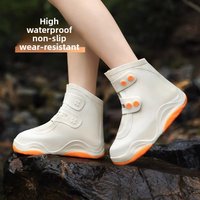 Rain Shoes,Waterproof Shoe Covers,SiliconeRain Shoe Covers for External Wear,Anti Slip,Thickened and Wearresistant on Rainy Days