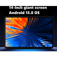 2026 New Arrival Real 14 Inch 2K Giant Screen Tablet Android 15.0 Google Play Bluetooth WiFi Tablets 16GB RAM 512GB ROM 12000m