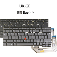 UK GB Laptop Keyboard for Lenovo Thinkpad X13 Gen 4, 21EX 21EY 21J3 21J4, X13 Yoga Gen 4 21F2 21F3, SN3B00BG0 SN21J80913 Backlit