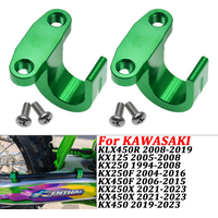 Motocross CNC front and rear brake oil line clamps For Kawasaki KX85 KX100 KX125 KX250 KX450 KX250F KX450F KX250X KX450X KLX450R