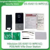 Hikvision DS-KIS603-P(C) Video Intercom Kit DS-KV6113-WPE1(C) POE/Wifi Villa Door Station DS-KH6320-WTE1 IP-Based Indoor Station