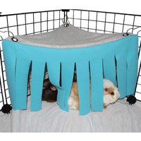 Tassel Strip Pet Tent Hideout Hideaway Guinea Pig Hamster Hedgehog Hammock Curtain Small Pets Hanging Bed Corner Nest Mat House