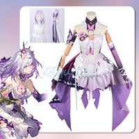 Castorice Cosplay Kostüm Honkai Star Rail Karneval Perücke Halloween Kostüme Uniform