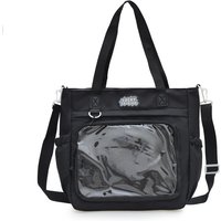 Y2K Japanese Harajuku Crossbody Bags with Badges Display Plate Shoulder Bag Ladies Purses Handbags Girls Student School Bag
