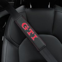 GTD For VW Volkswagen Golf 3 4 5 6 7 8 R MK4 MK7 MK6 MK5 1pc Cowhide Car Interior Seat Belt Protector Cover For car Auto Acces