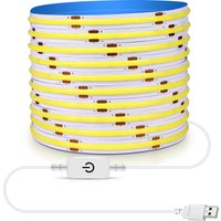 COB LED Strip Light 8mm DC 5V High Bright TV led lamp Wall Decoration Kitchen Cabinet Stairs Background Lighting USB LED Tape