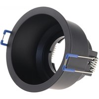JOYINLED 1/2/6/10pcs Round Recessed Downlight Housing, Aluminum Alloy GU10 MR16 Spotlight Frame 80mm Cutout for Ceiling Mount