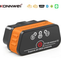 KONNWEI KW901 ELM327 V1.5 Bluetooth 5.0 For IOS Android OBD2 Scanner OBDII Auto Car Diagnostic Tools Code Reader PK Vgate