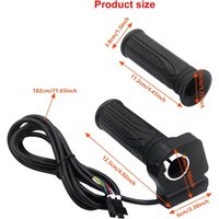 AliExpress NONE electric bikes Throttle Handle with Cruise Control Battery Indicator for DYU For Jetson bolt pro D3F D2F C3 compatible scooters