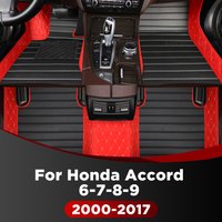 Tapis de sol de voiture personnalisé, accessoires d'intérieur de protection pour Honda Accord 6 Accord 7 Accord 8 Accord 9 2000 – 2017