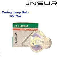 Dental Curing Light Lamp Bulb 12V 75W Flat Foot for Curing Light Dental Clinic Mateiral Dentist Supply Dental Lab Equipments