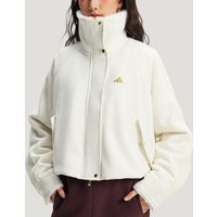 Adidas genuine winter women's loose casual high neck plush jacket KH2662