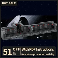 New 4595Pcs Famous Star Battle Movie Moc Sw Death Corridor Model Building Custom Puzzles Diy Creative Ideas Toys Birthday Gifts