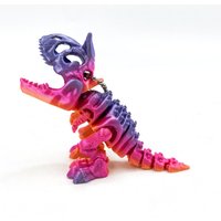 3D Printed Tyrannosaurus Rex Skeleton Model Rotatable Joints Decor Fidget Toy Dinosaur Kids’ Birthdays Keychain Animal Model