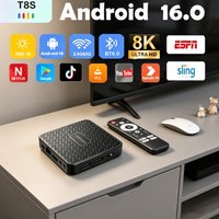 Android16 Smart TV Box 8GB+128GB Rockchip RK3518 8K UHD Bluetooth6.0 Google Voice Media Netflix YouTube Very Fast Media Player