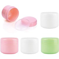 5Pcs/Pack 10g 20g 30g 50g 100g Refillable Bottles Pink Plastic Empty Makeup Jar Pot Travel Face Cream Lotion Cosmetic Container