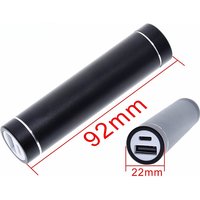 Metall Power Bank DIY Kit Lagerung Fall Box Kostenloser schweißen Anzug 1X 18650 Batterie 5V 1A USB Externe ladegerät smart telefon