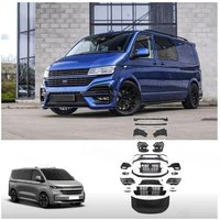 Zhous Design Car Modification Front Bumper Upgrade Body Kits for Vw Transporter T5 to T6.1 Sport