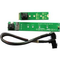 2280 2260 2242 NVMe M.2 SSD to 22110 M.2 SSD Convert Card Extension Cord Cable SFF-8643 to NVME M.2 NGFF SSD Adapter Riser Card