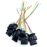 Applicable to Audi A4 A4L A6L A8 Q7 3.0 T intake pressure sensor plug 4F0973704 original factory wiring harness 15CM