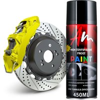 High Temp Resistance DIY Brake Caliper Paint 2K Aerosol Spray Can Glossy Glamour Finish Black Yellow Blue Red Green Silver gold