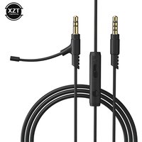 Universal 1.2M Boom Microphone Cable Mic For 3.5mm Headphone With Condenser Mic For Phone PC For Boompro Gaming Headset V-MODA