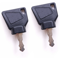 For JCB 3CX excavator ignition key for 701 45501 333-Y1374 331-26790 14607 machine digger replacement parts car accessories