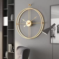 50/60cm Wall Clock Modern Design Large Mute Clocks Wall Home Decor Circular Digital Watches Living Room Decoration Crafts Clocks