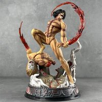 Attack On Titan Eren Anime Action Figure Pvc Model Anime Figure Desktop Decoration Home Ornament Collection Birthday Gift Toy