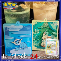 In Stock Pokemon TCG Scarlet Violet Terastal Gathering CSV9.5C SV17.5 Eeveelutions Quicksand Card Display Pendant Gifts Box toys