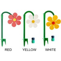 Crazy Daisy Sprinkler 360 Rotating Dancing Flower Water Sprinkler Adjustable Lawn Sprinkler for Yard Watering