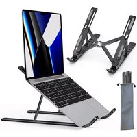 Aluminum Alloy Laptop Holder Adjustable Notebook Stand Lifting Cooling Bracket For Macbook Lenovo Portable Computer Accessories