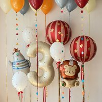 Carnival themed decor balloon set,cartoon lion balloons,for circus themed birthdays and carnival party decor balloons
