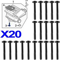 20x For Vauxhall Opel Insigna A Mokka X MK1 ASTRA J MK6 Cascada Air Filter Cleaner Intake Box Housing Lid Bolt Screws 13384034