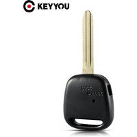 KEYYOU For Toyota Carina Estima Harrier Previa Corolla Celica 1 Button Fob Remote Key Shell Car Case