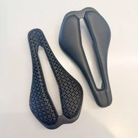 AliExpress NONE Carbon 3D Printed Bike Saddle Ultralight Road MTB Seat Parts Racing 7x9mm 105g/145g Seating Cushion Cycling Bicycle Parts