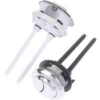 NEW 1pc Dual Flush Toilet Tank Button Round Shape Toilet Push Dual Flush Buttons