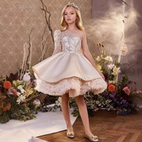 Girls Sequin One Shoulder Princess Dress Children Puffy Gown for Model Show Pageant Party Formal Evening Kids Costumes Dresses