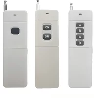 433.92Mhz 3000m Long Range High Power 1/2/4 CH RF Remote Control Transmitter 433 MHz Remote Controller