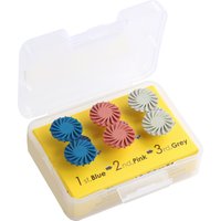 6Pcs/Set Dental Rubber Polisher Composite Resin Polishing Discs Diamond System Burs RA Dentistry Polish Wheel Spiral Flex Tools