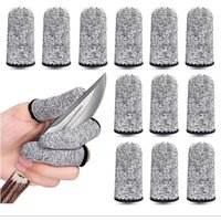 5-level Protection High Performance Anti Cutting Finger Gloves Safety Flexible Fingertip Gloves for Outdoor Work in Kitchen