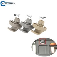 MTAP Aftermarket Car Sunvisor Holder Clips Sun Visor Fastener For HONDA CIVIC FA1 FD1 FD2 2006-2011 Beige Ivory Gray Color